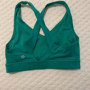 lululemon athletica Teal Cross-Back Sports Bra
